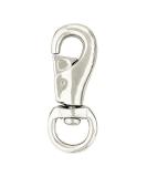 Weaver Leather #3142 Bull Snap , Nickel Plated, 1" - Buy Online on SooperMarket.com