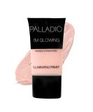 Palladio I'm Glowing Illuminating Primer - Pearly Pink Makeup Primer with Aloe Vera, Grape Seed Oil, and Green Tea. Brightens Complexion, Combats Wrinkles, Fine Lines & Pores - Buy Online on SooperMarket.com