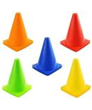 YOQXHY Soccer Cones (25 Pack) - 7 Inch Agility Training Sports Cones with Carry Bag - Ideal for Kids Football Basketball Drills - Field Markers in 5 Colors - Buy Online on SooperMarket.com