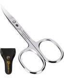 Professional Nail Scissors - Extra Fine Stainless Steel Smoke Shears with Leather Case for Toenails & Fingernails - Buy Online on SooperMarket.com
