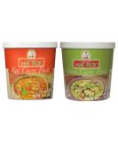 Mae Ploy Thai Green Curry and Red Curry Paste 400g by CNMART - Buy Online on SooperMarket.com