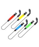 Carp Fishing Swinger Set with Bite Indicators - Red Yellow Blue & Green - 4 Pack for Accurate Fishing - Buy Online on SooperMarket.com
