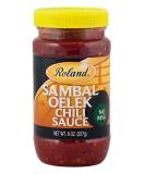 Roland Foods Sambal Oelek Sauce - 8-Ounce Bottle | Specialty Imported Food - Buy Online on SooperMarket.com