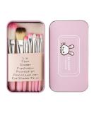 ZHIYE Children Makeup Brushes 7Pcs Makeup Brush Set Foundation Eyebrow Eyeliner Brush Cosmetic Concealer Brushes for Kids Girls Women trave - Pink with case - Buy Online on SooperMarket.com