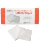 ForPro All-Purpose Lint-Free 4-Ply Esthetic Wipes - Non-Woven - for Salon and Spa Use- Soft, Strong and Durable- Latex-Free  Medical-Grade Fibers - 4 x 4 - 200-Count 200 Count (Pack of 1) - Buy Online on SooperMarket.com