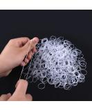 500 Pcs Clear Elastic Hair Bands for Women Clear Hair Elastic Bands for Women Elastic Bands to Beautify Your Hair Clear Rubber Bands for Hair Braiding Wedding Hairstyle Clear 500 - Buy Online on SooperMarket.com