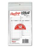 Rawlings | SYSTEM-17 Lineup Card Refill Pack | Baseball/Softball | Four-Part Lineup Cards - Buy Online on SooperMarket.com