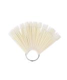 50Pcs Fan Shaped Nail Art Tips Color Display Card | Nail Polish Swatch Board & Practice Tools - Buy Online on SooperMarket.com