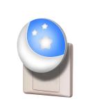Annmore Night Light Socket for Children - Twilight Sensor Orientation Lights for Newborns | 2-Piece Baby Slumber & Breastfeeding Essentials in Moon Yellow - Buy Online on SooperMarket.com