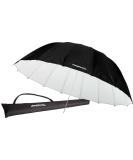 Westcott 4634 7-Feet White with Black Cover Parabolic Umbrella - Buy Online on SooperMarket.com
