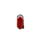 Fischer Bicycle Dynamo LED Rear Light with Reflector | IP44 Waterproof StVZO Compliant Easy Mount for Sheet & Strut Fastening - Buy Online on SooperMarket.com