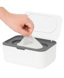 Wet wipes Box Seposve Wet towel dispenser for baby and adults refillable damp toilet paper box keeps cloths fresh single -handed gray - Buy Online on SooperMarket.com