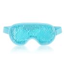 Gamufw Cooling Eye Mask Hot Cold Therapy Gel Eye Mask for Puffy Eye Migraine Relief Headache Dark Circles Dry Eyes Swollen Eyes Sinus Pain (Blue) - Buy Online on SooperMarket.com