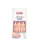 KISS Salon Acrylic French Nail Toenail - Walk Away - Buy Online on SooperMarket.com