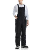 TSLA Men's Winter Snow Bibs - Waterproof & Insulated Overalls | Black Large - Buy Online on SooperMarket.com