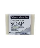 Silver Miracles Colloidal Silver Soap with Tea Tree Essential Oil - Natural Antibacterial Cleanser - Buy Online on SooperMarket.com