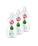 Buy Pril Fragrance-Free Dishwashing Detergent (3 x 420 ml) - Powerful Fat Removal Sensitive Formula Eco-Friendly Refillable Bags - Buy Online on SooperMarket.com