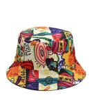 Quanhaigou Bucket Hat for Men Women Packable Reversible Printed Sun Hats Fisherman Outdoor Summer Travel Hiking Beach Caps Colorful Graffiti - Buy Online on SooperMarket.com