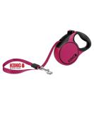 High-Quality 5m Cong Roll-Out Dog Leash for Large Dogs Up to 50kg | Comfortable Soft Handle & Reflective Belt | Durable Pink Roller Linen with Break & Lock System - Buy Online on SooperMarket.com