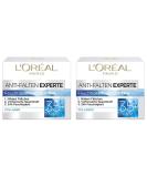 L'Or al Paris Anti-Aging Moisturizer with Collagen | 24h Hydration & Wrinkle Reduction | 50ml (Pack of 2) - Buy Online on SooperMarket.com