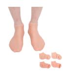 Gel Socks with Essential Oils - Moisturizing Foot Care for Cracked Heels (XL) - Perfect for Beauty Salons - Buy Online on SooperMarket.com