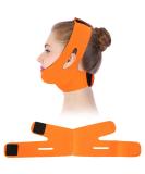 Face Slimming Cheek Mask V Face Line Belt Breathable Chin Lift Up Anti Wrinkle Sleep Mask Strap(Orange) - Buy Online on SooperMarket.com