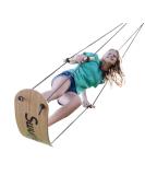 Swurfer Bamboo Limited Edition Tree Swing with Skateboard Seat Design and Adjustable Handles - Buy Online on SooperMarket.com
