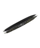 F.A.R.A.H. Z-Tweeze Professional Stainless Steel Dual Ended Precision Tweezers Galaxy Gold Style with Slanted and Pointed Tips - Buy Online on SooperMarket.com