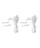 TENS Unit Replacement Cords 2.5mm 2 Pins - 60'' Length - Pack of 2 | Compatible with TENS/EMS Machines - Buy Online on SooperMarket.com