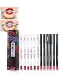 Waterproof Lip Liner Set - 12 Vibrant Colors | Long-Lasting Lipstick Cosmetic for Stunning Makeup - Buy Online on SooperMarket.com
