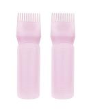 Yebeauty Root Comb Applicator Bottle Set - 6oz Hair Dye Brush with Scale, Pink - 2 Pack - Buy Online on SooperMarket.com