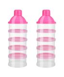 XINRUI 2pcs Portable Infant Baby Milk Powder Dispenser - 5 Layers, 100ml Per Layer - Buy Online on SooperMarket.com