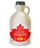 47 North Canadian Organic Maple Syrup Single Source Grade A Amber Rich 1000ml vegan gluten free for pancakes dressing joghurt coffee - Buy Online on SooperMarket.com