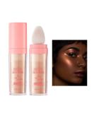 Glitter Highlighter Powder Stick - Smooth Waterproof Shimmer for Face, Body & Eyes - Gold Brown 9g - Buy Online on SooperMarket.com