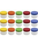 15 ointment jars cream jars ointment jars flat 35ml content with colored lids - Made IN Germany - Buy Online on SooperMarket.com