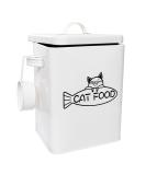 Vumdua Farmhouse Pet Food Storage Container Set - Airtight, Durable, With Scoop | Perfect Gift for Pet Owners - Buy Online on SooperMarket.com