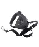 Ferplast Flippy Tech Dog Leash - Extendable 5m Roller Leash for Large Dogs up to 50kg - Durable Black with Locking Button - Buy Online on SooperMarket.com