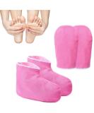 Paraffin Wax Bath Gloves & Booties Reusable SPA Heat Therapy Insulated Mitts and Booties Hand Treatment Kit Paraffin Wax for Hands and Feet Pedicure Hot Spa Wax Treatment - Buy Online on SooperMarket.com