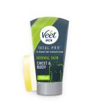 Veet Men In Shower Hair Removal Cream Chest & Body Normal Skin 150ml each 1 Sponge No Risk of Cuts 24 Hour Hydration 7 Days of Smoothness Dermatologically Tested (Packaging may vary) 150 ml (Pack of 1) - Buy Online on SooperMarket.com