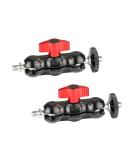 CAMVATE Universal Magic Arm with with Dual Ball Heads(Red,2 Pieces) - 2079 - Buy Online on SooperMarket.com