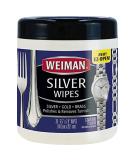 Weiman Jewelry Polish Cleaner and Tarnish Remover Wipes - 20 Count - Use on Silver Jewelry Antique Silver Gold Brass Copper and Aluminum 20 Count (Pack of 1) - Buy Online on SooperMarket.com