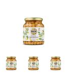 Biona Organic Chick Peas in Water 350g - No Added Sugar with Organic Sea Salt - Ideal for Homemade Houmous Dahls & Stews - Vegan Protein - Non GMO (Pack of 4) - Buy Online on SooperMarket.com