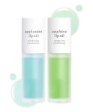 NOONI Appleseed Lip Oil Set - Applemint & Appletea | Moisturizing Lip Oil Duo with Apple Seed Oil | Lip Stain Gift Sets for Chapped Lips - 17 Duo - Buy Online on SooperMarket.com