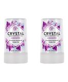 Crystal Body Deodorant Travel Stick Unscented 1.5oz - Pack of 2 | Natural Mineral Salt Deodorant - Buy Online on SooperMarket.com