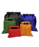 Pimoys 5 Pack Multicolour Waterproof Dry Sacks Lightweight Outdoor Dry Bags Ultimate Dry Bags for Rafting Boating Camping (1.5L 2.5L 3.5L 4.5L 6L) - Buy Online on SooperMarket.com