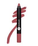Sugar Cosmetics Matte As Hell Crayon Lipstick07 Viola (Mauve Nude)Highly pigmented, Creamy Texture, Long lasting Matte Finish - Buy Online on SooperMarket.com