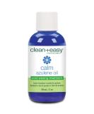 Clean + Easy Calm - Azulene Oil, Use To Soothe Sore Irritated Skin, Remove Wax Residue After Hair Removal - Post Waxing Care Solution For Sensitive Skin, 2 oz - Buy Online on SooperMarket.com