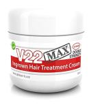V22 MAX Double Strength Ingrown Hair Treatment Cream - Paraben and Cruelty Free - 50ml - Buy Online on SooperMarket.com