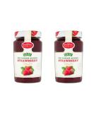 2 x 430g No Added Sugar Strawberry Jam Diabetic Friendly - Buy Online on SooperMarket.com