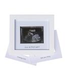 Baby Sonogram Photo Frame - 1st Ultrasound Picture Frame - Idea Gift for Expecting Parents,Baby Shower, Gender Reveal Party,Baby Nursery Decor (Silver Text, White) Love at First Sight Frame, White - Buy Online on SooperMarket.com